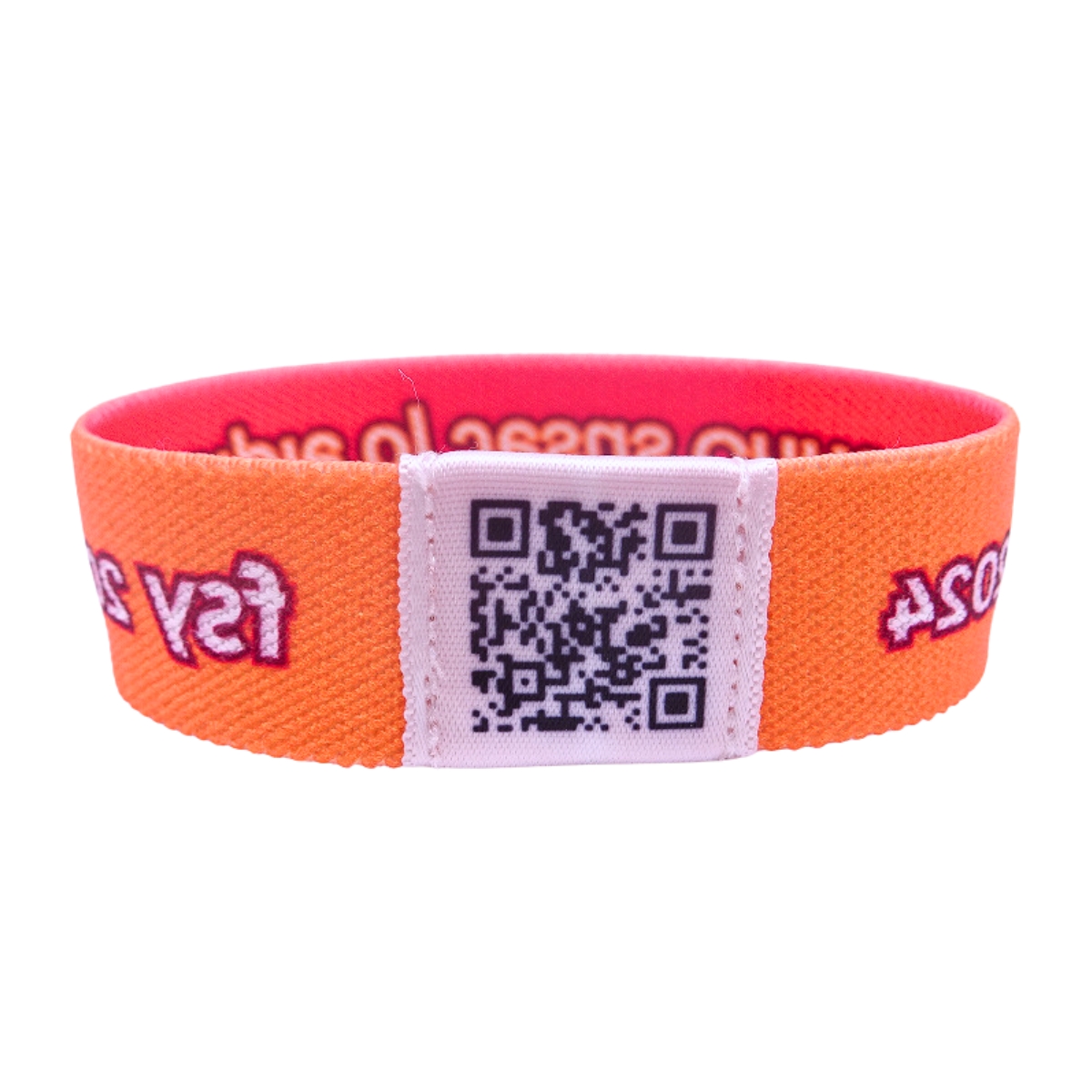 Elastic Wristband with QR Code (1)