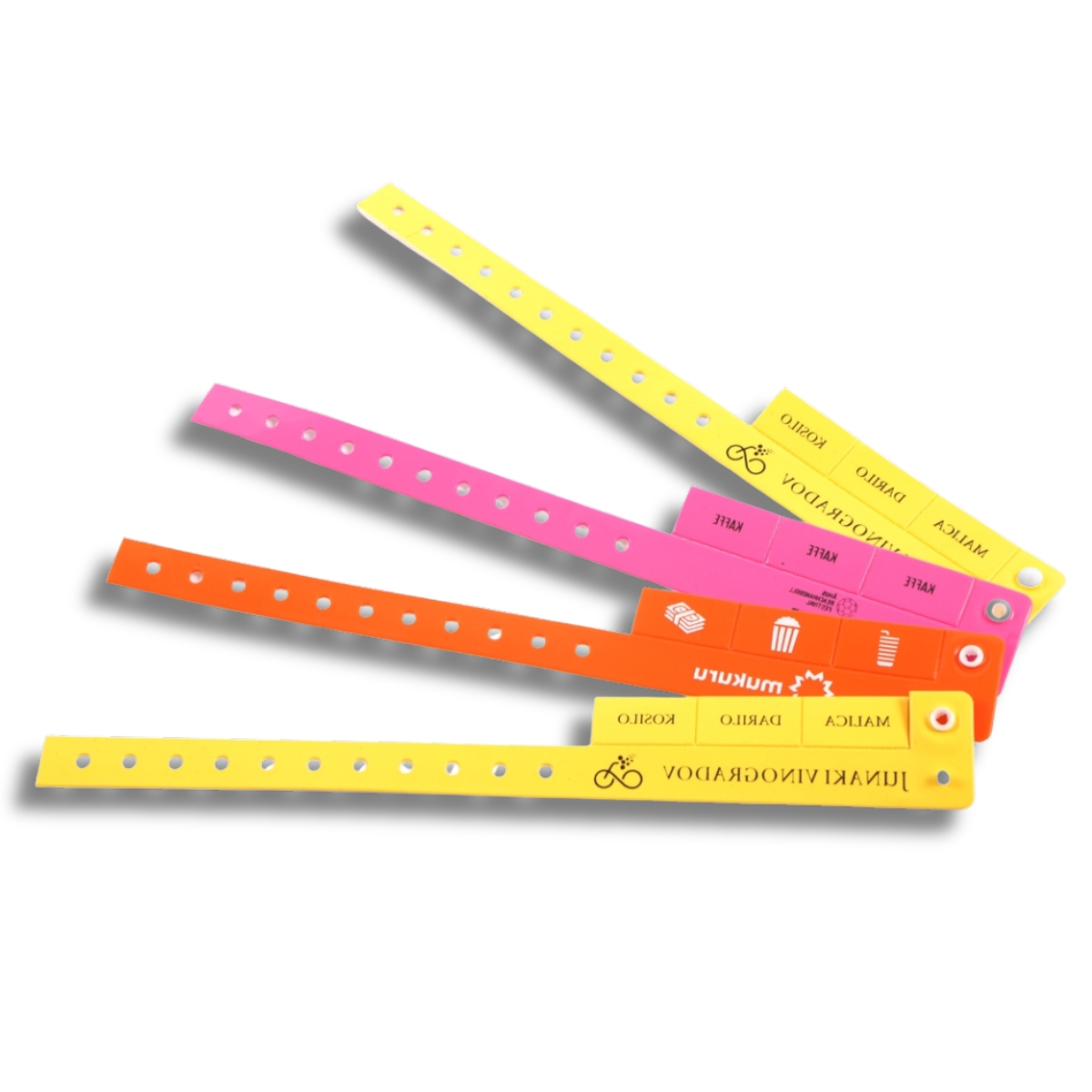 Tabbed Vinyl Wristbands