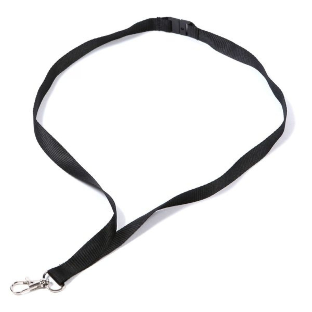 Plain black Lanyards (1)