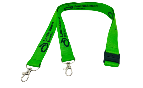 Bamboo Eco Double Clip Lanyards